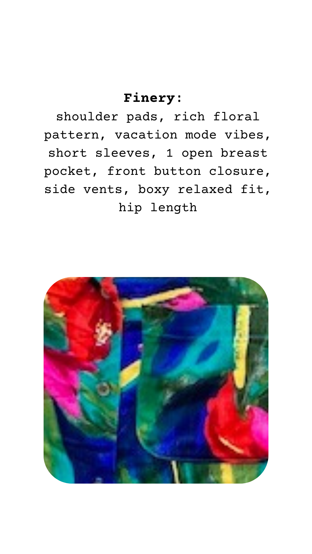The Tropical Brand-New Old Shirt